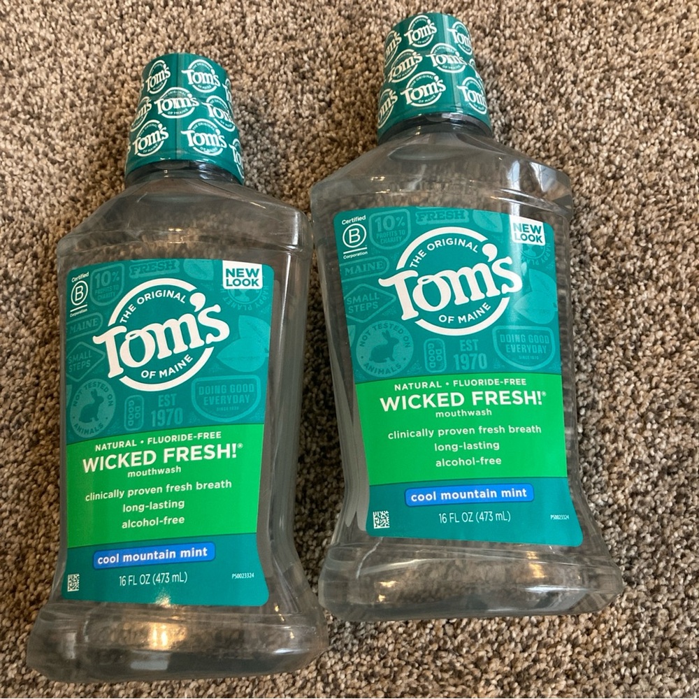 TOM’S Of Maine Wicked Fresh!® Mouthwash Alcohol-FluorideCool Mountain Mint Lot 2